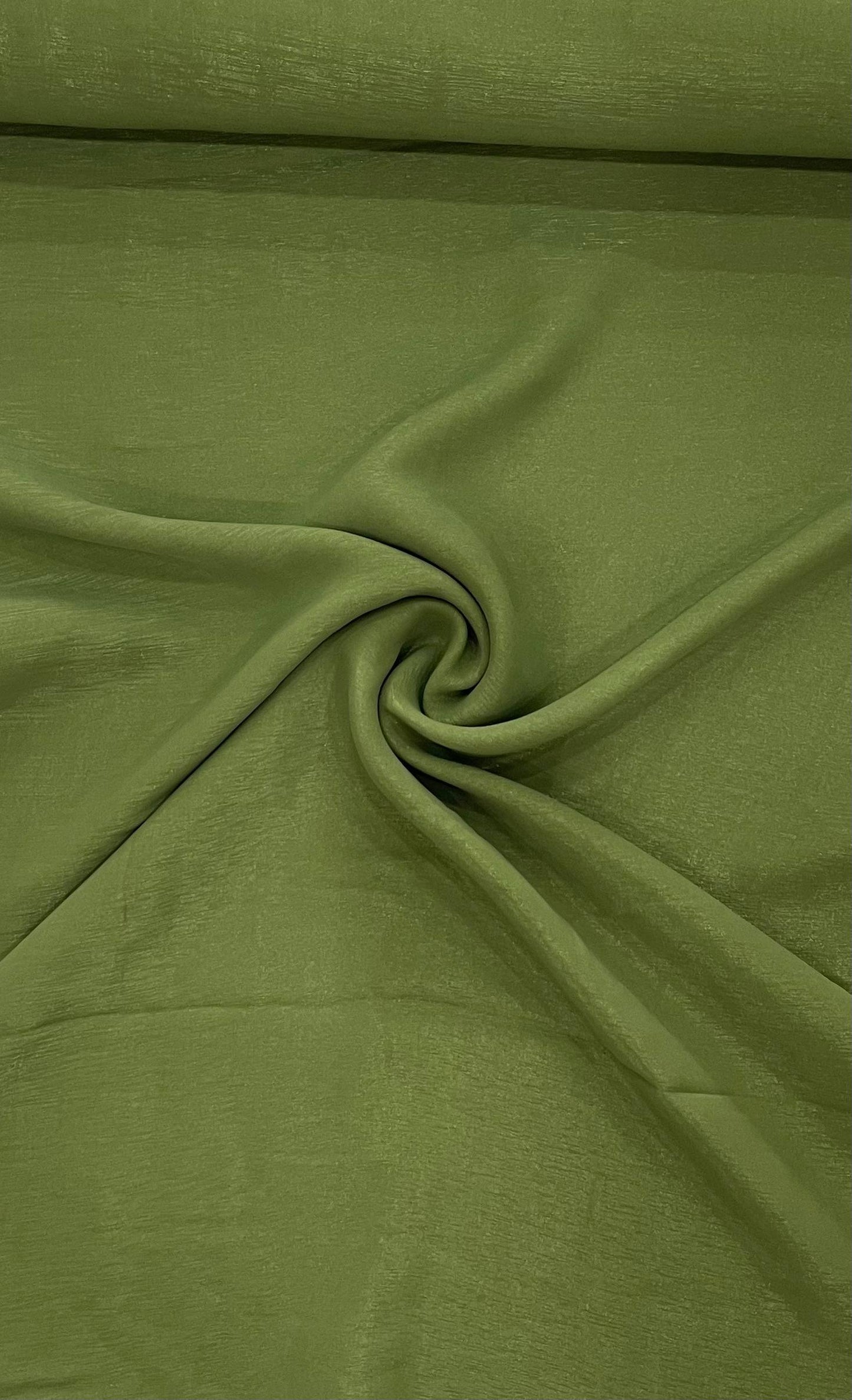 live Green Premium Crepe Fabric