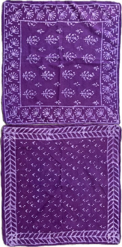 set of 2 purple bandanas