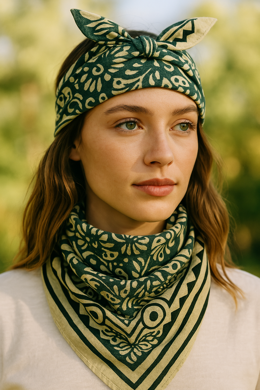 Green bandana