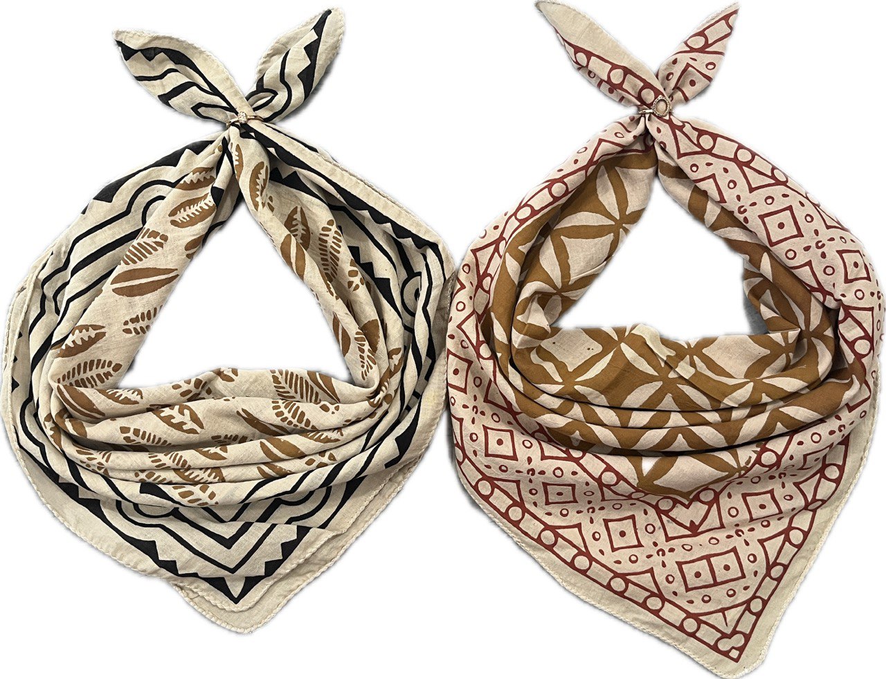 set of 2 bandana scarf