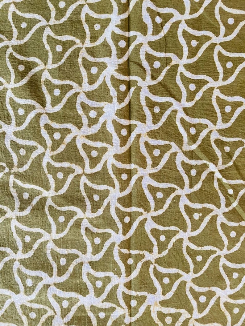 Green Cotton Bandana