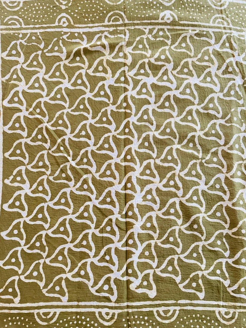 Green Cotton Bandana