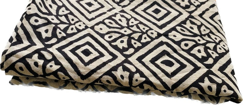 Indian block print fabric by the yard