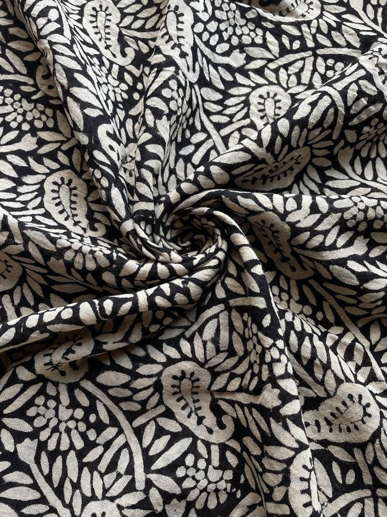 cotton hand block print fabric