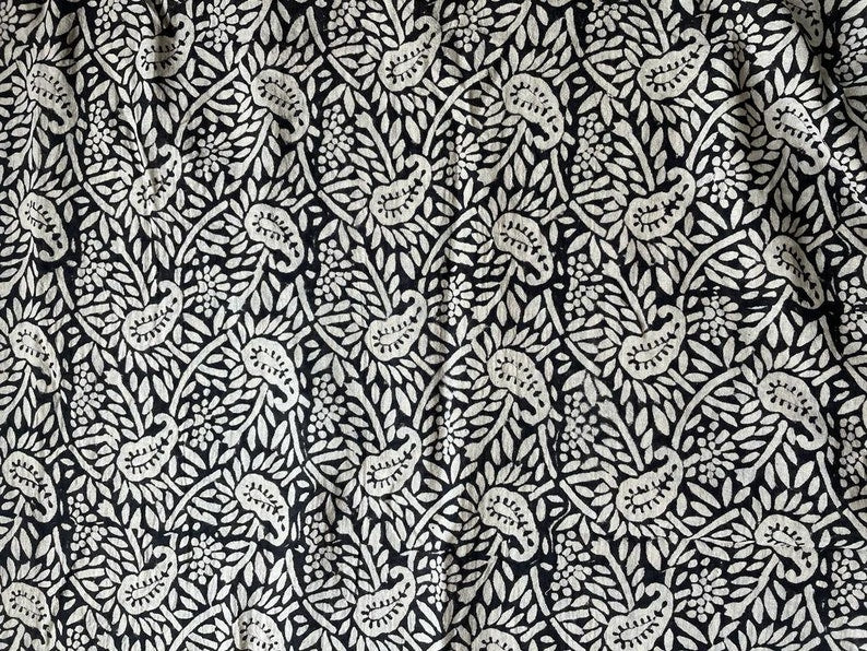 cotton hand block print fabric