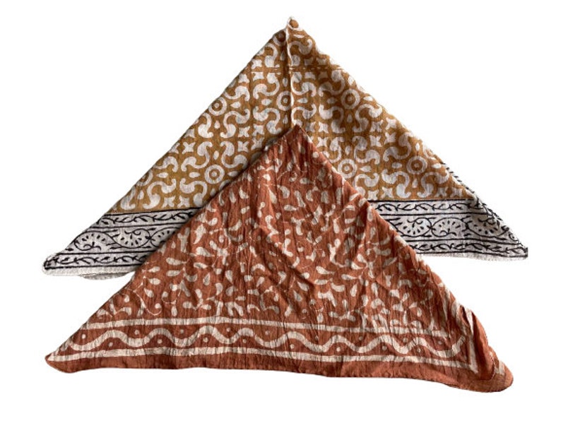 set of 2 hair bandanas for women