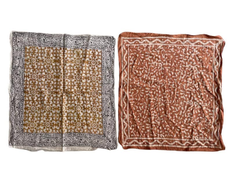 set of 2 hair bandanas for women