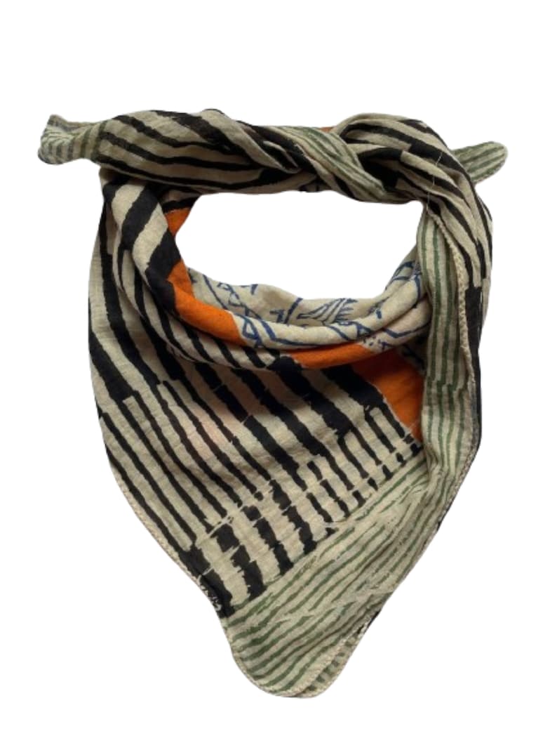 Square Cotton Scarf for Women