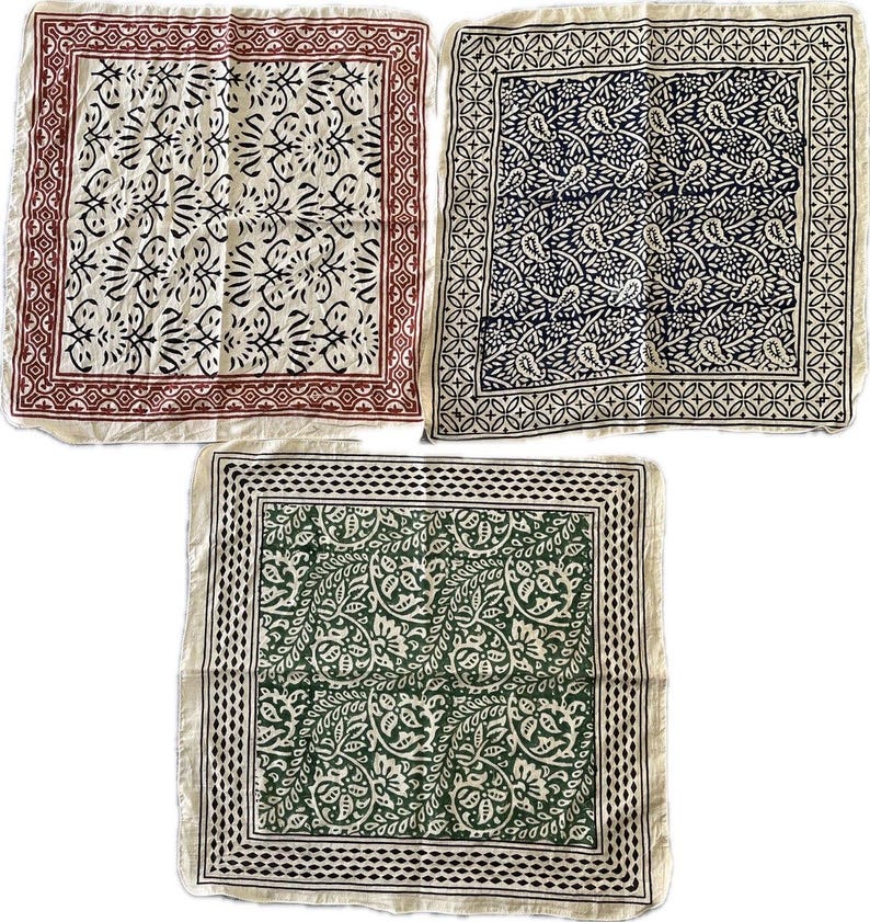 Set of 3 mens bandana