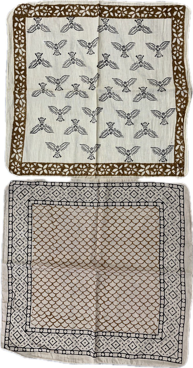 Set of 2 Organic Cotton Bandanas