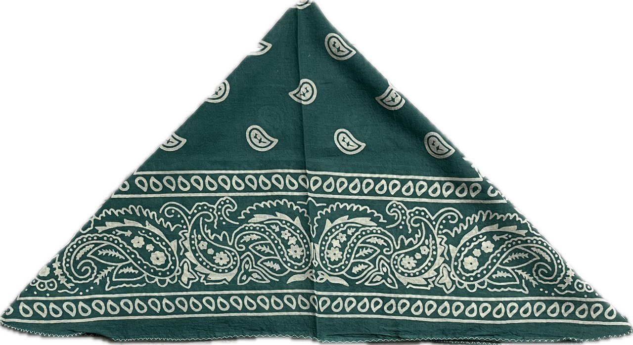 Teal green bandana