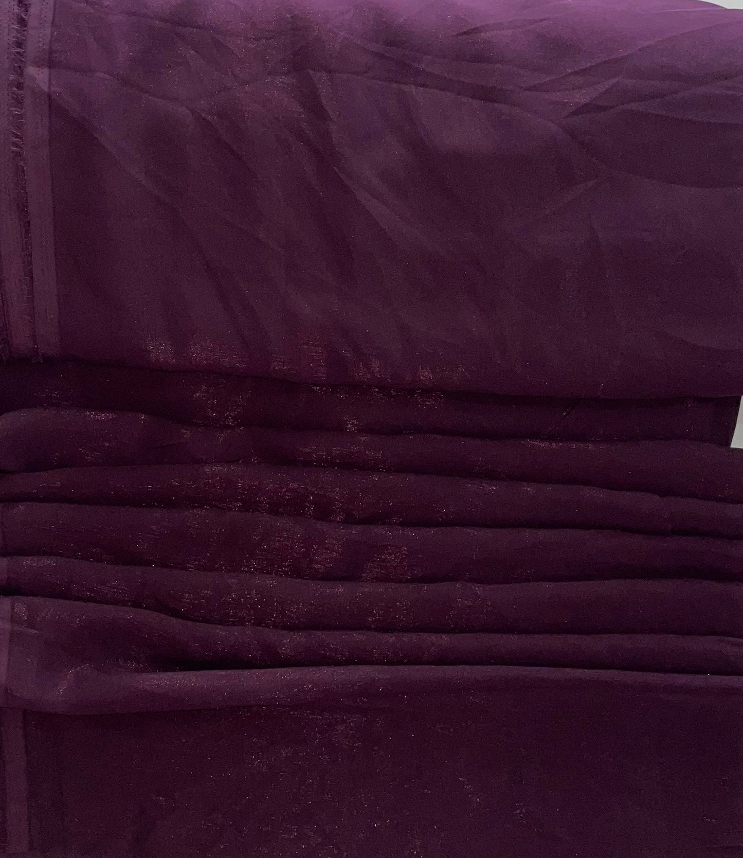 Wine Plum Crepe Fabric