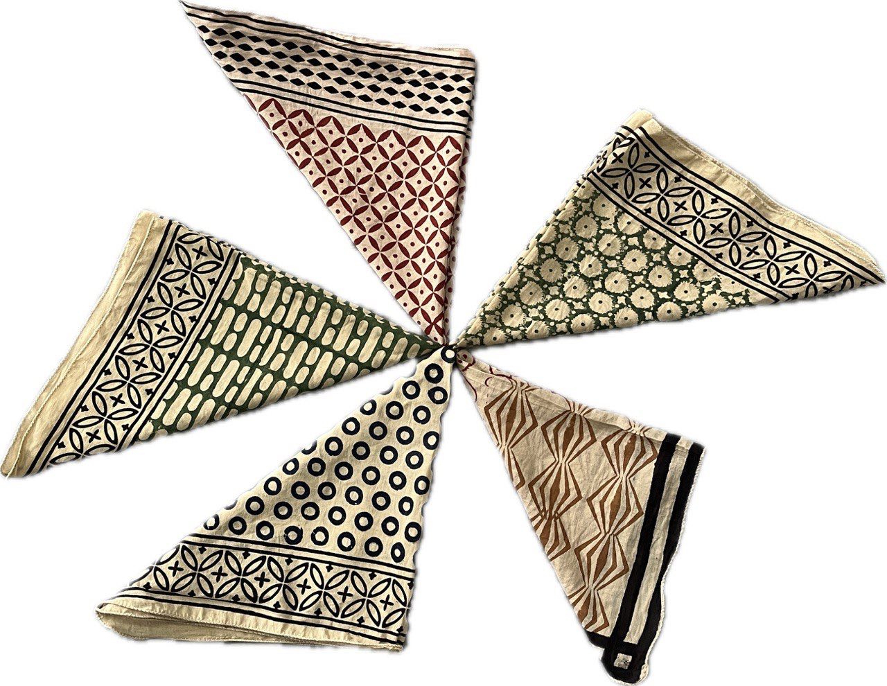 Cotton Women Bulk Bandanas Set of 5