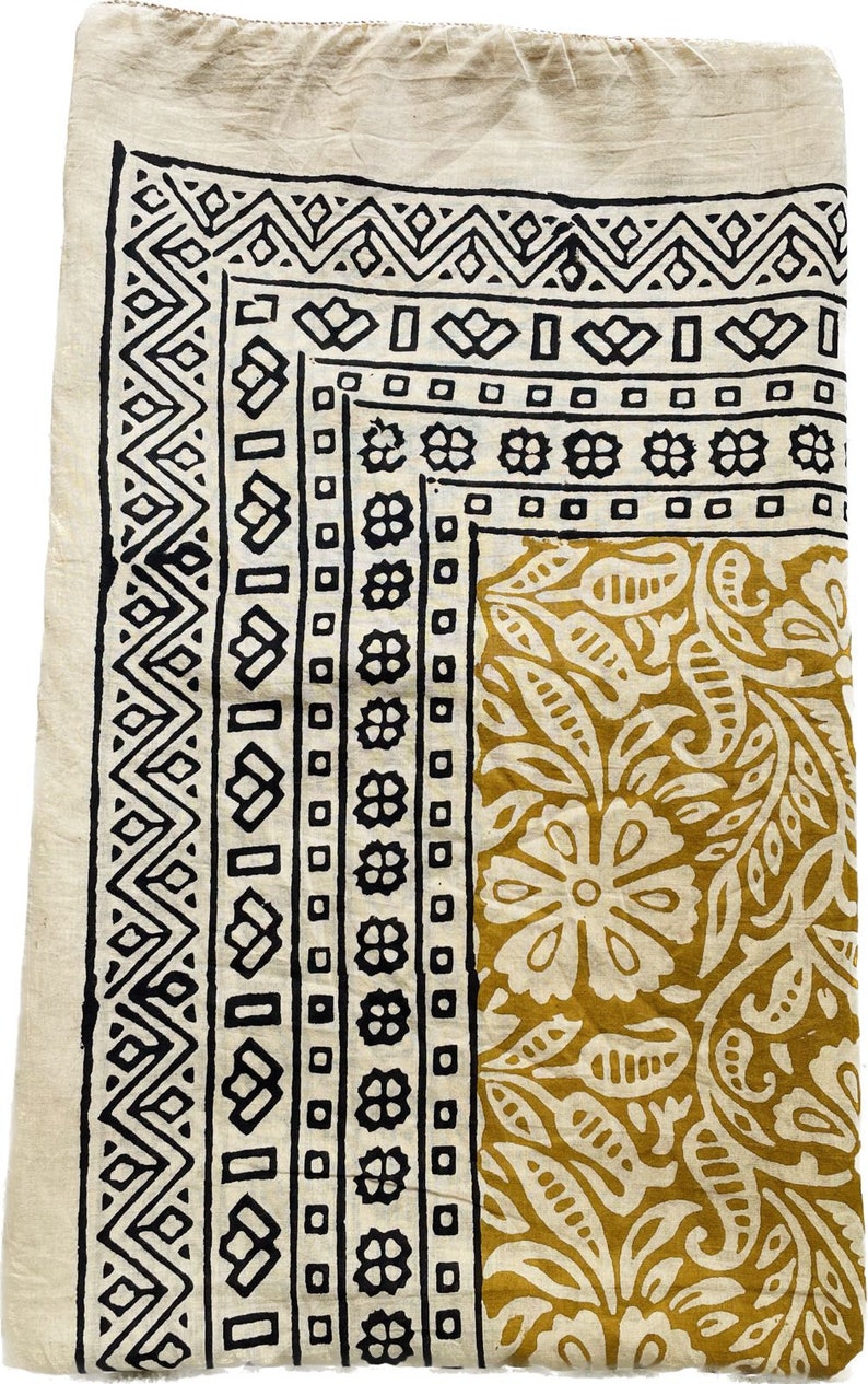 Indian Hand Block Printed Cotton Sarongs | Decorative Beach Coverup Pareo and Summer Scarf