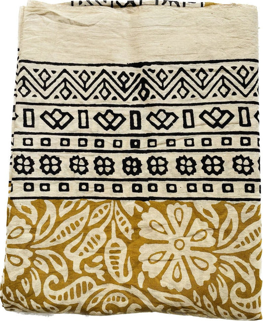 Indian Hand Block Printed Cotton Sarongs | Decorative Beach Coverup Pareo and Summer Scarf