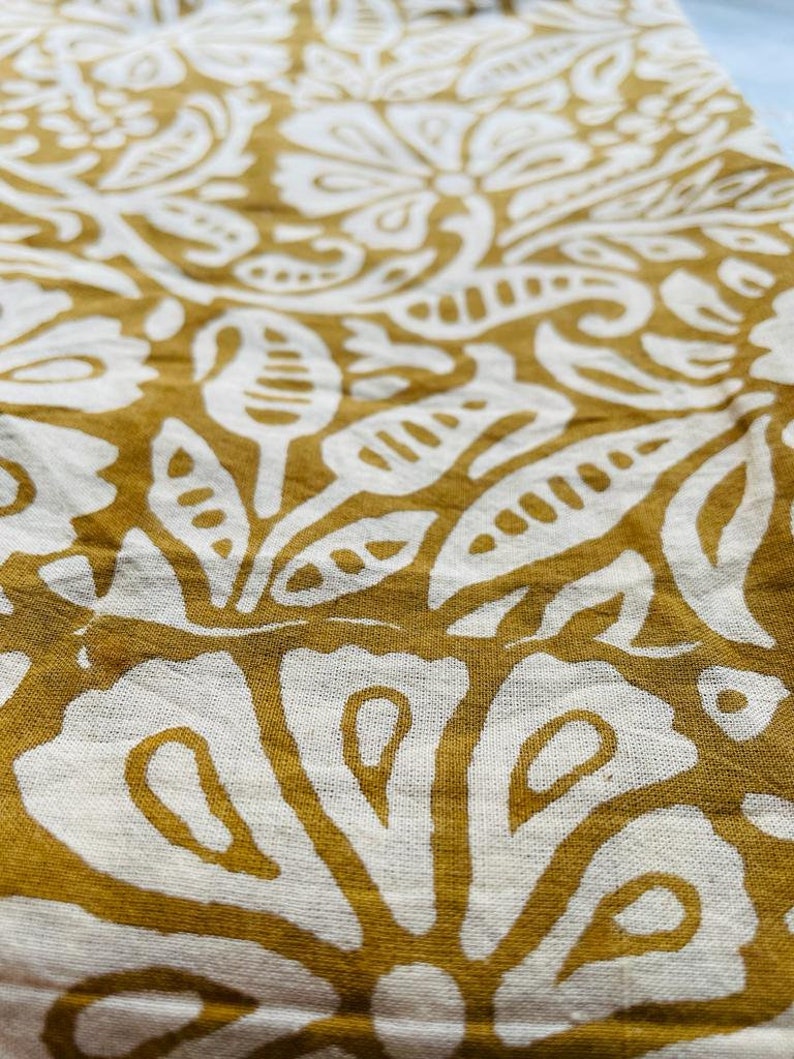 Hand Block Print Fabric Wholesale, Cotton, Linen, Poplin, Sewing and Quilting Fabric, Running Fabric by the yard