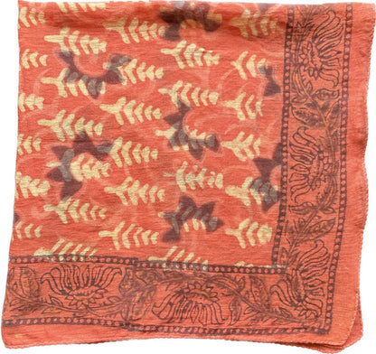 Block Print Western Bandana Scarf