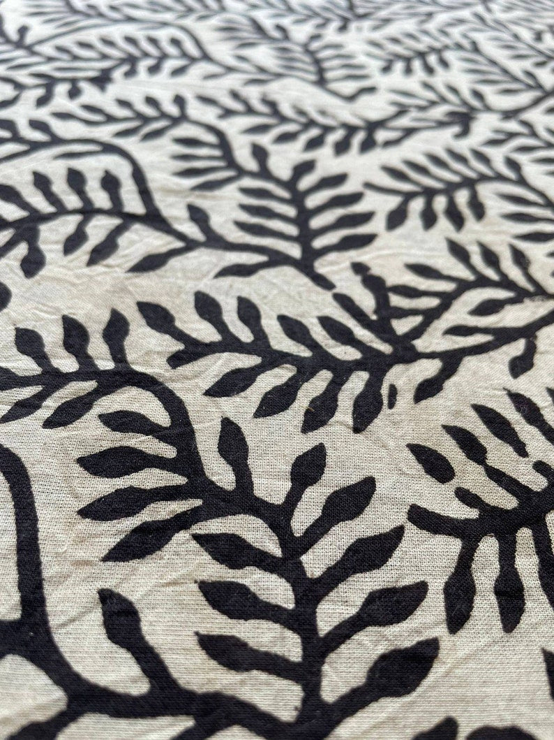 Bagru Print Fabric Online, Upholstery Fabric By The Yard, Sofa Fabric, Block Print Cotton