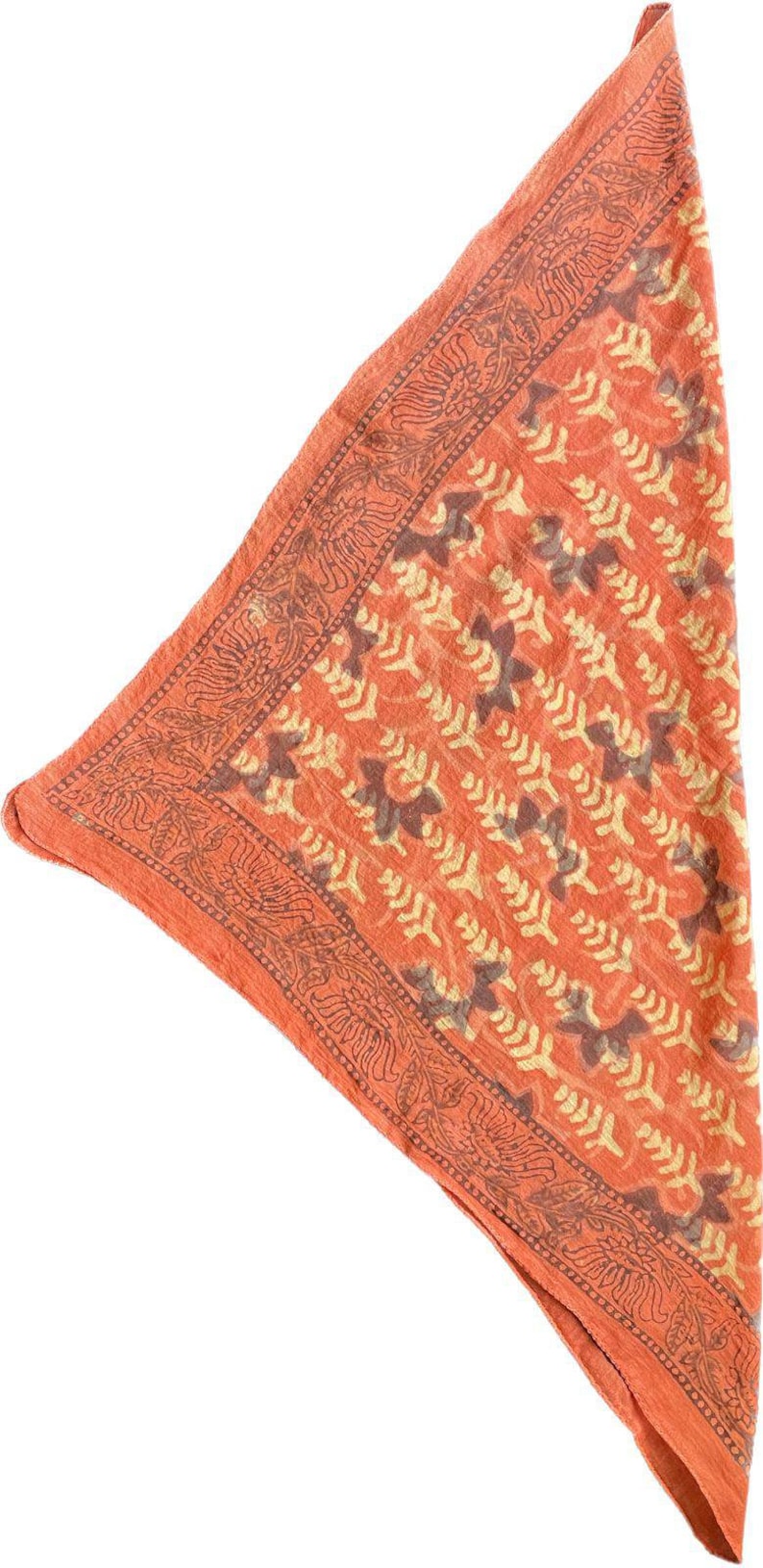 Block Print Western Bandana Scarf