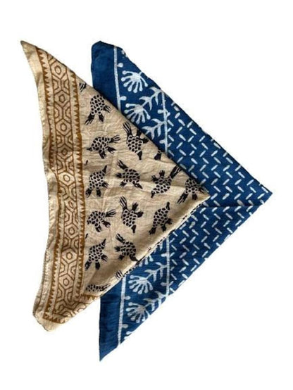 Neckerchief Set of 2 Cotton Bandana Scarf