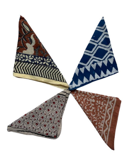 Set of 4 Organic Cotton Bandana