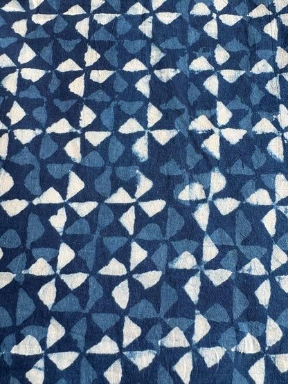 blue indigo fabric