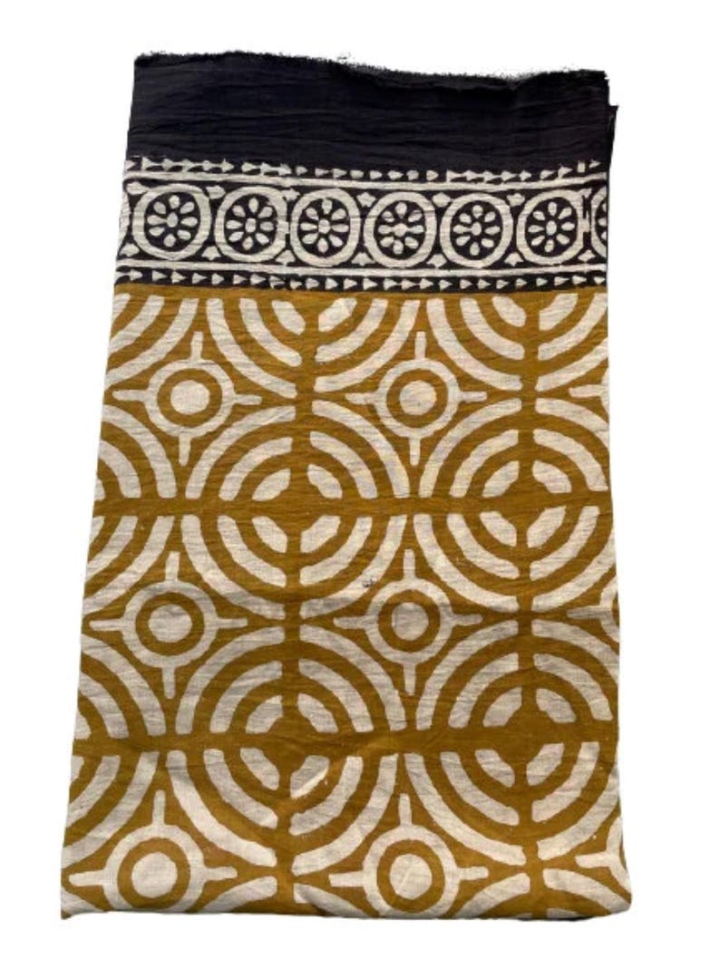 Organic Cotton Sarong Wrap - Hand-Printed Pareo for Women