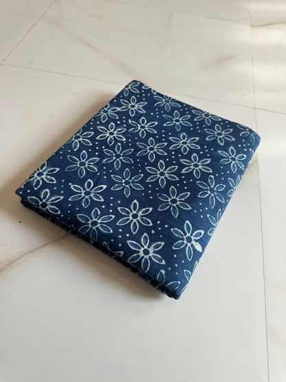 Indigo Fabric, Block Print Fabric By The Yard, Sofa Fabric, Upholstery Fabric, Bagru Print Fabric Online