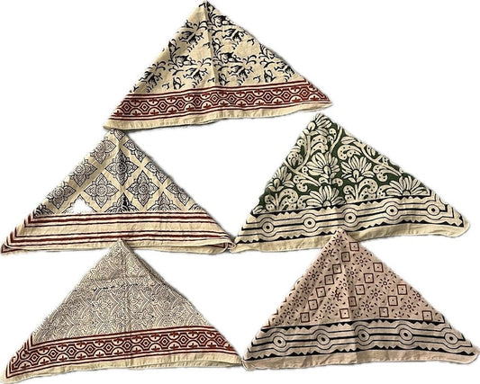 set of 5 western bandana