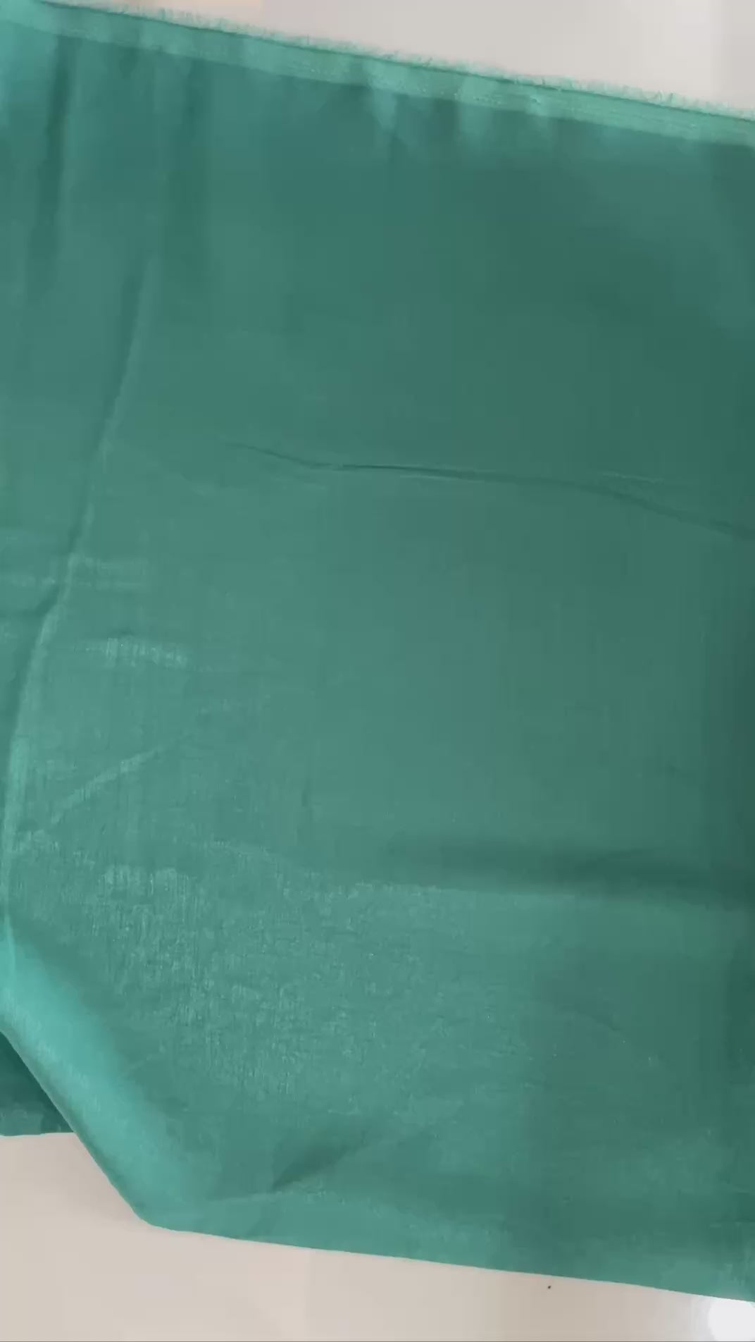 Turquoise Crepe Fabric