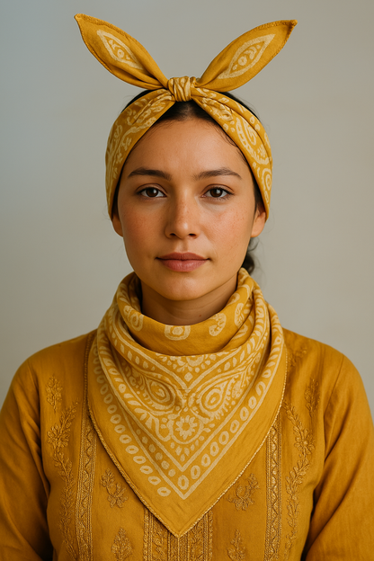 yellow bandana for women